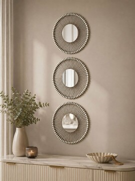 Набор зеркал интерьерных (3 пр.), 25x25x1,2 см EL Casa