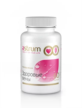 БАД. Помощь венам (60 капсул по 510 мг),  Astrum