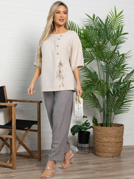 Костюм Питерская симфония (блуза и брюки) LT Collection