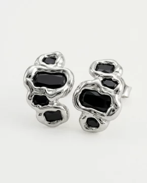 Серьги Никта с багетами Ringstone