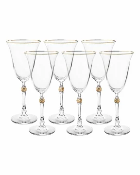 Набор бокалов для красного вина Parus (6 шт. по 250 мл) Crystal Bohemia