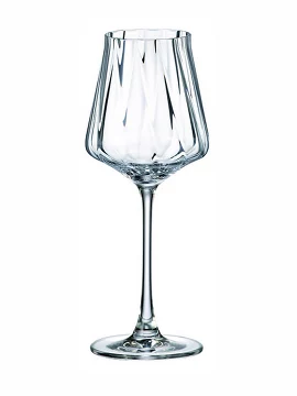 Набор бокалов для белого вина  Cettia Optic (6 шт. по 370 мл) Crystal Bohemia