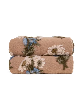 Плед Bunch Of Flowers Beige, 150х200 см Frati Home
