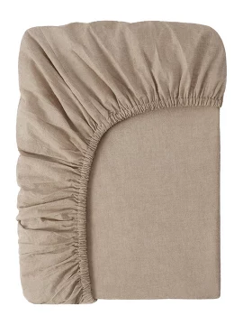 Простыня (на резинке) Dark Beige Home Only