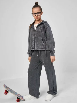 Костюм (худи и брюки) спортивный для девочки BidsKids