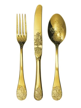 Набор столовых приборов (24 шт.) Pompadour Mat Gold 88 Herdmar