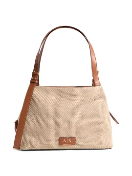 Сумка летняя на плечо alice raffia shopping m Armani Exchange