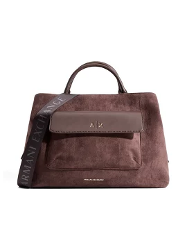 Сумка с ручками тоут nicole suede tote l Armani Exchange