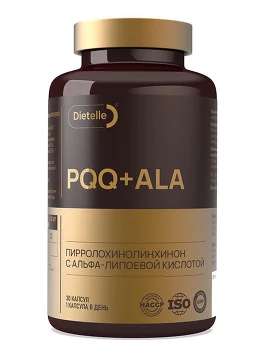 БАД. Пирролохинолинхинон с альфа-липоевой кислотой (30 таблеток) Dietelle