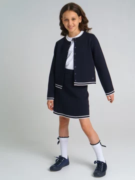 Комплект (кардиган и юбка) School PlayToday