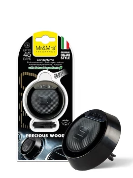 Ароматизатор для автомобиля mio round black precious wood Joy Fragrances