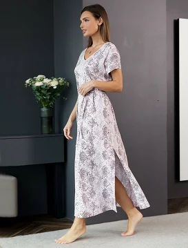 Платье свободное с поясом Vilatte