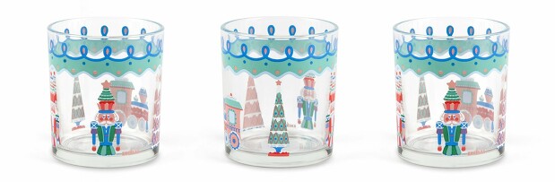 Набор стаканов (3 шт.) Xmas Sweet Pastels, 250 мл Excelsa