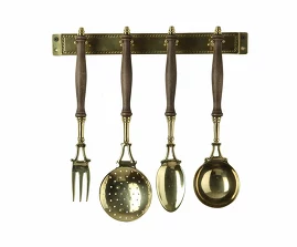 Набор для кухни (половник, шумовка, ложка, вилка) Stilars