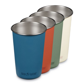Набор стаканов Steel Pint 16oz (473 мл) Partake - 4 шт. Klean Kanteen