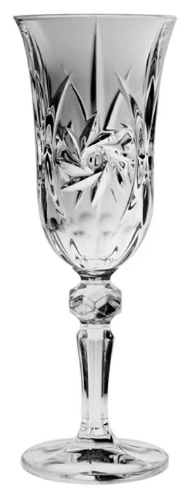 Набор бокалов для шампанского Pinwheel (2 шт. по 150 мл) Crystal Bohemia
