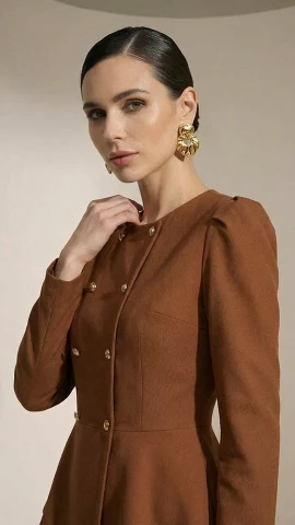 Жакет приталенный с баской Nastya Sergeeva by May Be
