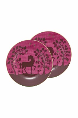 Набор блюдец (2 шт.) Pip's Deerest Darling Pink, Ø12 см Pip Studio