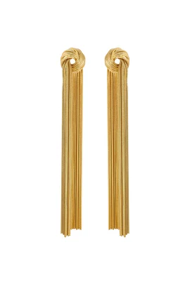 Серьги с цепочками TULIPONERO