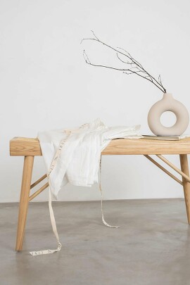 Простыня без резинки Linen Texture