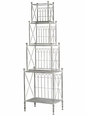 Стеллаж кованый Прованс 65х43х204 см Glasar