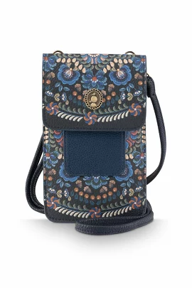 Сумка для телефона Peggy Il Ricamo Dark Blue, 0,1 л, 11х1х18 см Pip Studio