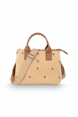Сумка средняя Fia Teddy Sand, 6 л, 26,5х14х22 см Pip Studio