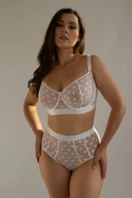 Бюстгальтер балконет, мягкая чашка, на косточках Rose&Petal Lingerie