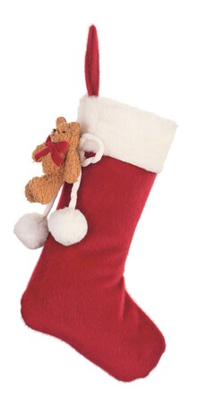Рождественский носок с мишкой 40см TonoSUTono