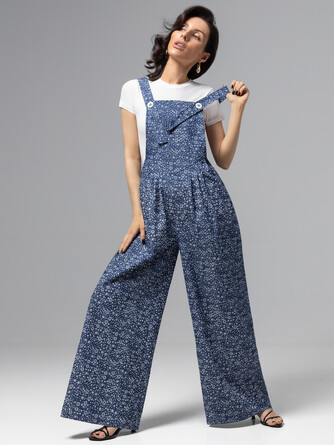 Комбинезон из джинсы Комфорт лета Charuttimoda