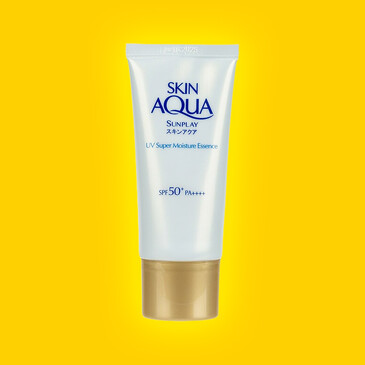 Эссенция для лица и тела солнцезащитная, супер-увлажняющая SPF50 PA+++ Sunplay, 50 гр, Skin Aqua