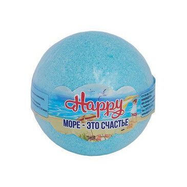 Бурлящий шар Happy Море - это счастье 130 гр. Laboratory Katrin
