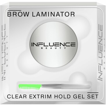 Гель для бровей brow laminator, ламинирование, укладка, фиксатор для бровей без утяжеления, прозрачный, 4,5 г Influence Beauty