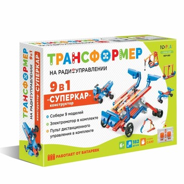 Конструктор Суперкар 9 в 1 ND Play