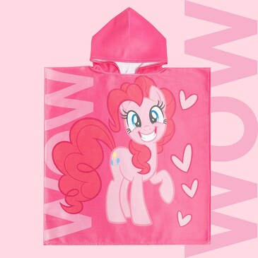 Полотенце-пончо махровое My Little Pony Пинки Пай 60х120  Hasbro
