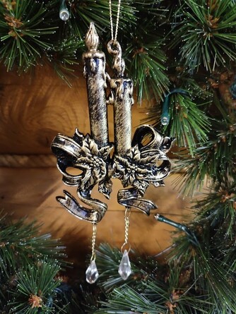 Украшение ёлочное. Свечи, 19 см ForestMarket