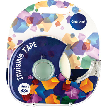 Клейкая лента Невидимая (матовая) 19 мм х 33 м, толщина 0,05 мм Centrum