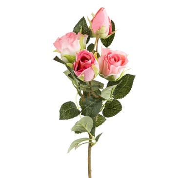 Цветок искусственный Роза кустовая, 44 см Gloria Garden, 25х12х50