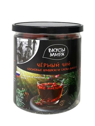 Чай черный Сосновые шишки и саган-дайля, 70 Вкусы мира