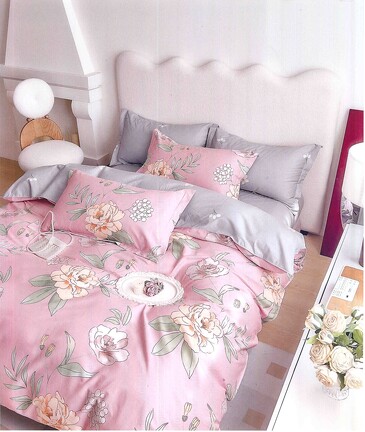 Комплект постельного белья Розовое очарование (сатин) Narcissa