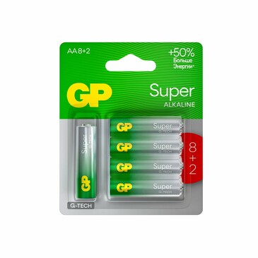 Батарейка АА LR03 (10 шт.) GP
