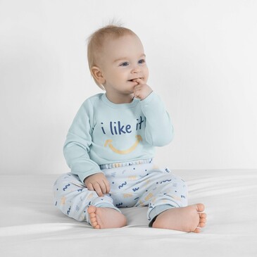 Комплект (боди д/р и ползунки) Горошинка Bossa Nova