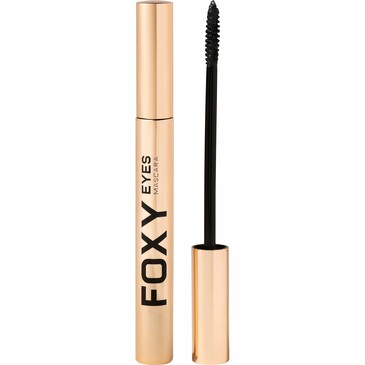 Тушь для ресниц Mascara Foxy eyes черная с эффектом Лисьих глазок, суперобъем, изгиб и удлинение, тон 01, 9 мл Stellary