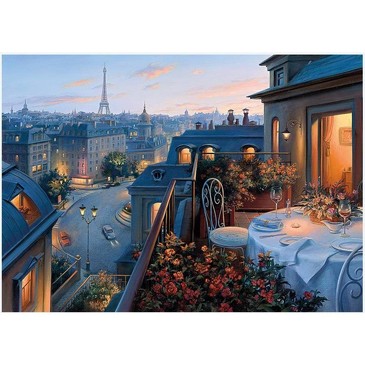 Картина по номерам. Ужин в Париже Paintboy