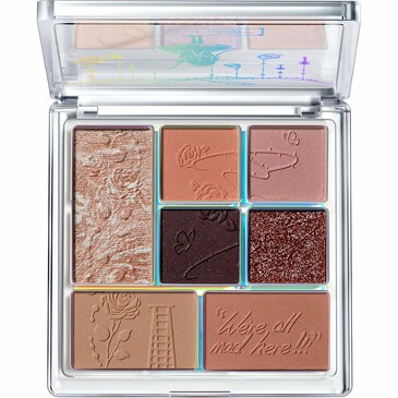 Палетка теней dreamland eyeshadow тон 01 grayish purple (сероватый пурпур) ZeeSea