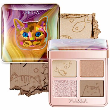 Тени для век tipsy kitty eyeshadow quad тон 01 ZeeSea