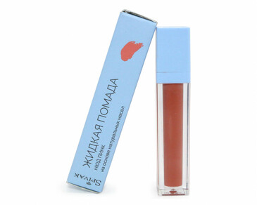 Жидкая помада для губ NUDE PINK, оттенок нюд пинк 4,5 г СпивакЪ