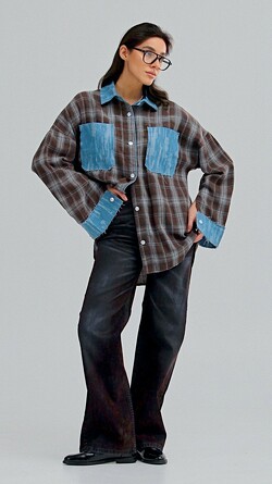 Джинсы Nastya Sergeeva by May Be