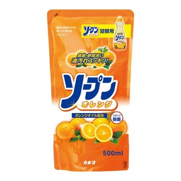 Жидкость для мытья посуды овощей и фруктов сладкий апельсин, 500 мл Kaneyo