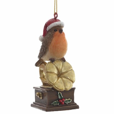 Украшение подвесное Птичка 9 см